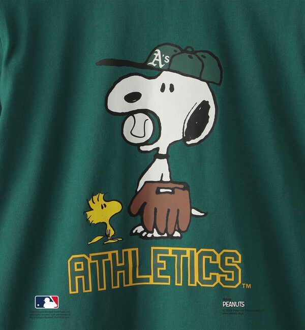 SHIPS KIDS「SHIPS KIDS:130～170cm / スヌーピー&times;MLB TEE」|Tシャツ・カットソー|
