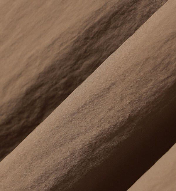 SHIPS Colors 「SHIPS Colors:〈洗濯機可能〉ナイロン ワッシャー タック スカート」|フレア|