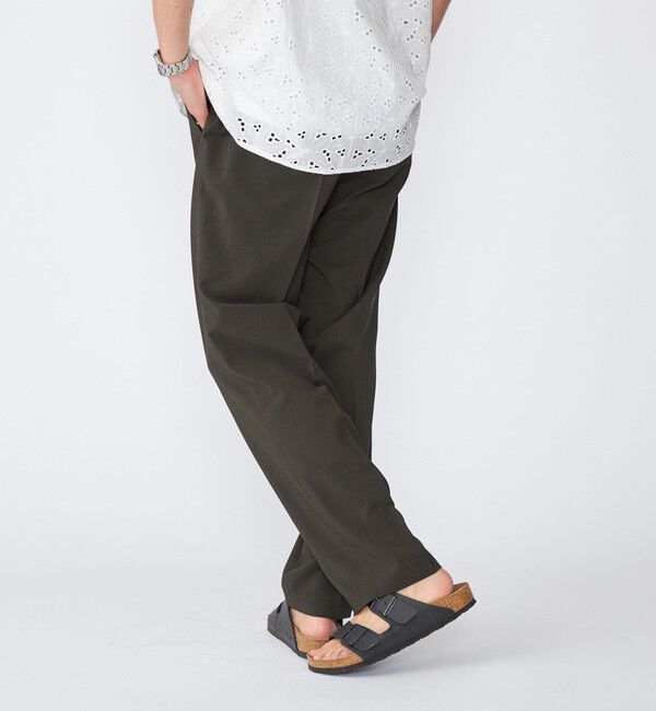 SHIPS「【SHIPS別注】FANTASTICDAYS: ウールライク 1プリーツ イージーパンツ」|その他|