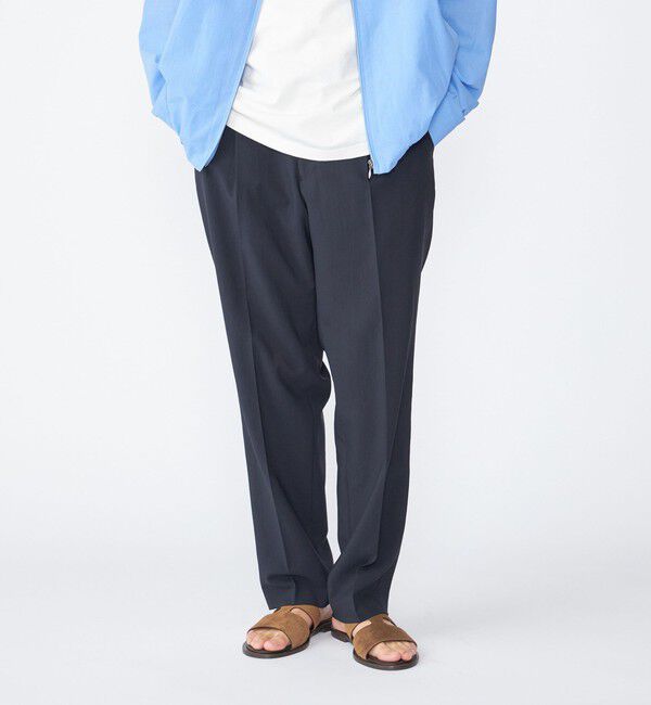 SHIPS「【SHIPS別注】FANTASTICDAYS: ウールライク 1プリーツ イージーパンツ」|その他|