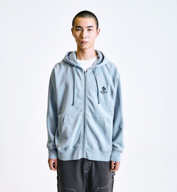 SHIPS「City Ambient Products: ロゴ エンブロイダリー ジップ パーカー」|パーカー|