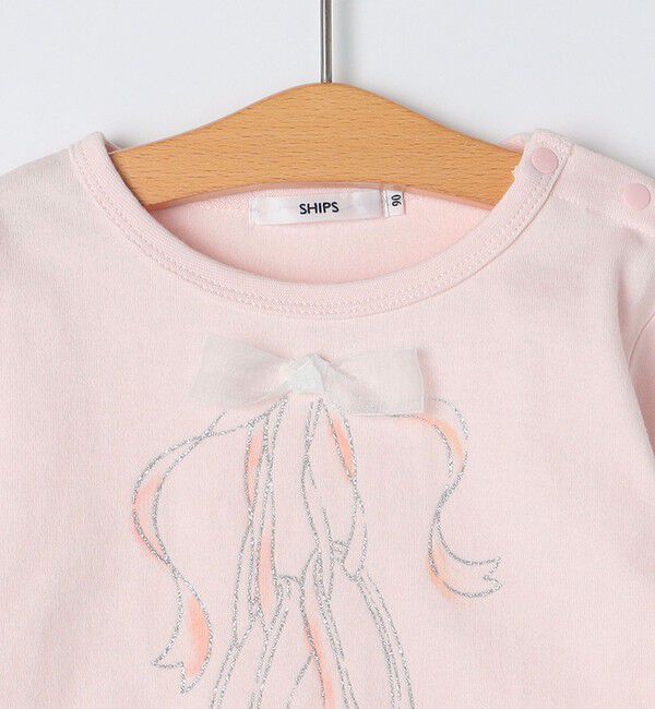 SHIPS KIDS「SHIPS KIDS:80～90cm / バレエ 長袖 TEE」|Tシャツ・カットソー|