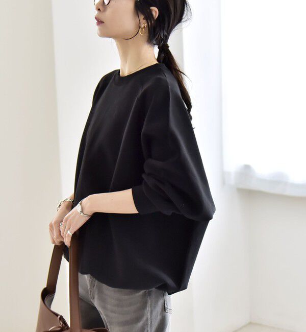 一部追加予約》quaranciel:〈洗濯機可能〉ポンチ ドロスト ルーズ プル