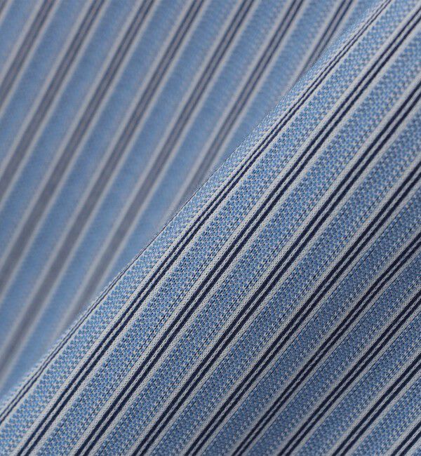 SHIPS「SHIPS: ジャージー マルチストライプ ワンピースカラー シャツ」|シャツ・ブラウス|