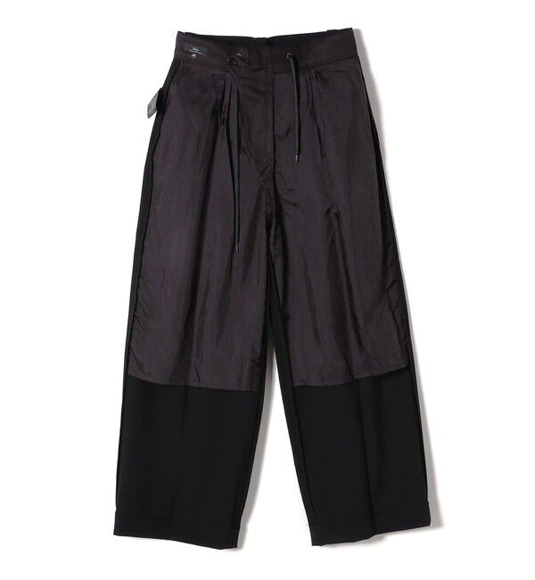 SHIPS for women「SHIPS Primary Navy Label: セミ フォーマル 梳毛 ワイドパンツ（セットアップ対応）」|その他|