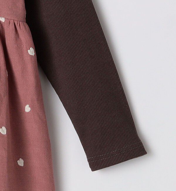 SHIPS Colors 「SHIPS Colors: 100～140cm /〈洗濯機可能〉ハート エンブロイダリー ワンピース」|ワンピース|