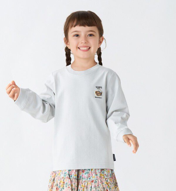 SHIPS Colors 「SHIPS Colors:80～130cm / TeddyBear(R) 1ポイント ロンT◇」|Tシャツ・カットソー|
