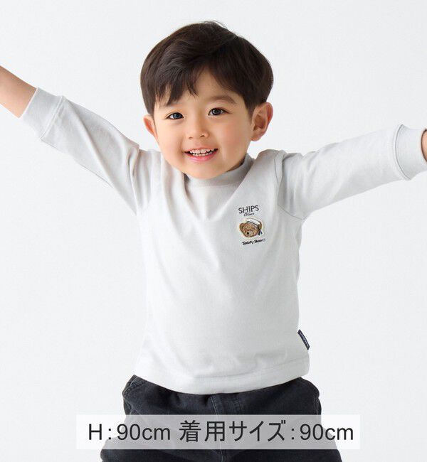SHIPS Colors 「SHIPS Colors:80～130cm / TeddyBear(R) 1ポイント ロンT◇」|Tシャツ・カットソー|