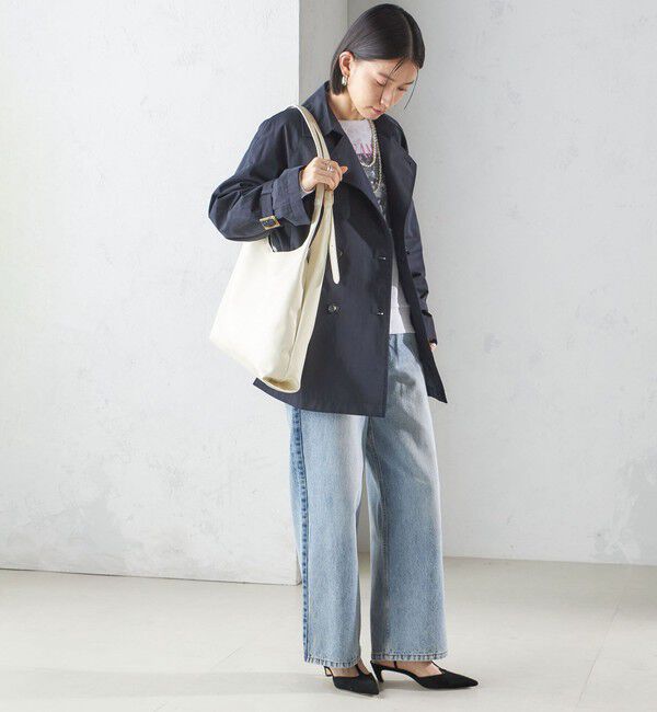 SHIPS for women「BEAURE:パーティション レザー バッグ 大」|トートバッグ|