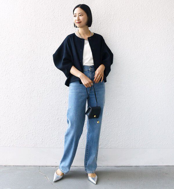 SHIPS for women「【WEB限定】〈洗濯機可能〉リネンライク ランタン袖 ジャケット」|シャツ・ブラウス|