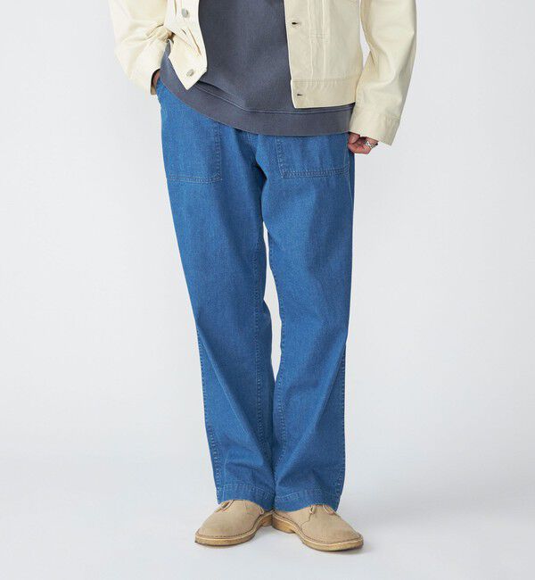 SHIPS「SHIPS: ベーシック ベイカー パンツ」|カーゴ|コバルトブルー