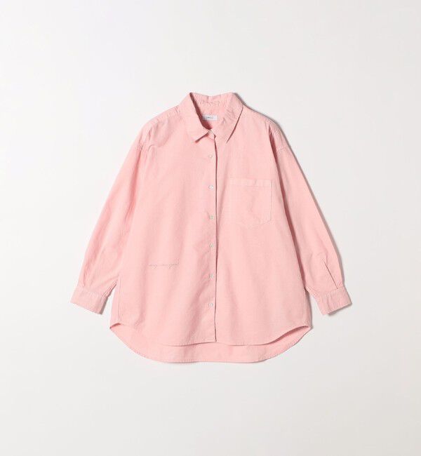 SHIPS any「SHIPS any:〈洗濯機可能〉コットン レギュラーカラー 刺繍 シャツ」|シャツ・ブラウス|