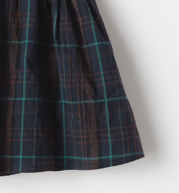 SHIPS KIDS「SHIPS KIDS:ストラップ チェック スカート」|スカート|