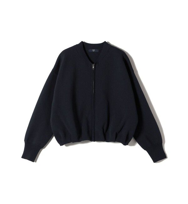SHIPS Colors 「SHIPS Colors:〈手洗い可能〉タック ニット ブルゾン 2」|カーディガン|