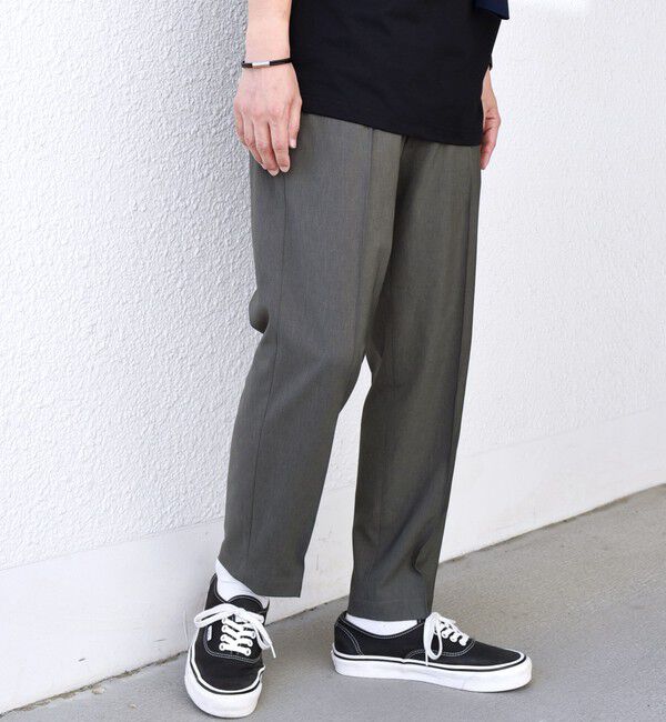 SHIPS any「SHIPS any:〈吸水速乾〉Rapidry クリース アンクル テーパード イージーパンツ(セットアップ対応)◇」|チノ|