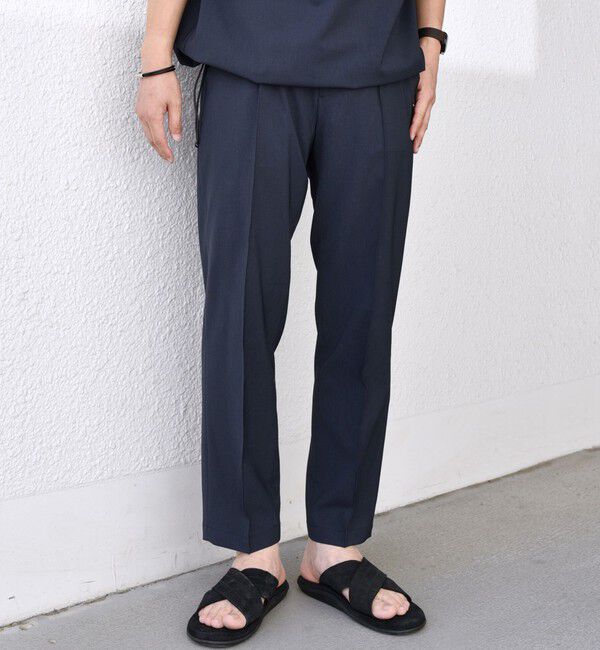 SHIPS any「SHIPS any:〈吸水速乾〉Rapidry クリース アンクル テーパード イージーパンツ(セットアップ対応)◇」|チノ|