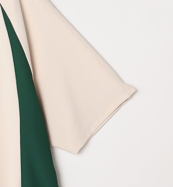 SHIPS any「SHIPS any:〈洗濯機可能〉リブ パネル スポーティー ジャージー Tシャツ◇」|Tシャツ・カットソー|