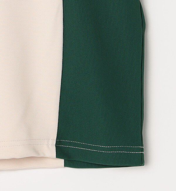 SHIPS any「SHIPS any:〈洗濯機可能〉リブ パネル スポーティー ジャージー Tシャツ◇」|Tシャツ・カットソー|