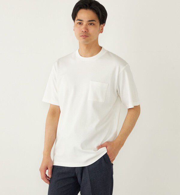 SHIPS Colors 「SHIPS Colors:〈抗菌防臭・接触冷感〉スムース ビズT ショートスリーブ◇」|Tシャツ・カットソー|