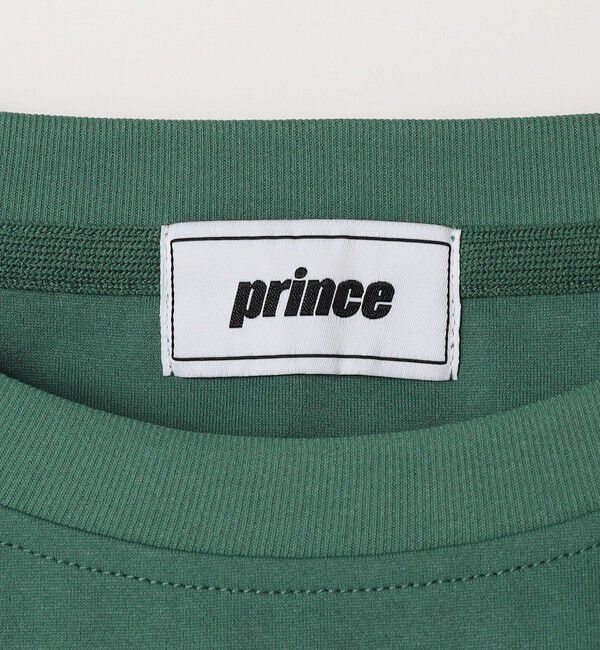 SHIPS any「【SHIPS any別注】prince:〈吸水速乾/UVカット/遮熱〉ワンポイント ロゴ 刺繍 スピンドル Tシャツ◇」|Tシャツ・カットソー|