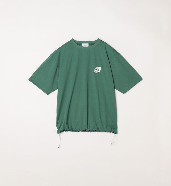 SHIPS any「【SHIPS any別注】prince:〈吸水速乾/UVカット/遮熱〉ワンポイント ロゴ 刺繍 スピンドル Tシャツ◇」|Tシャツ・カットソー|