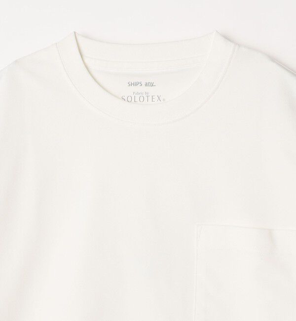 SHIPS any「SHIPS any: SOLOTEX(R) バックピケ リラックス ポケット Tシャツ◇」|Tシャツ・カットソー|