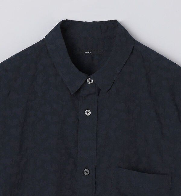 SHIPS「SHIPS: オパール レギュラーカラー ショートスリーブ シャツ」|シャツ・ブラウス|
