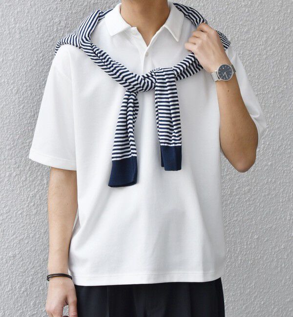 SHIPS any「【WEB限定】SHIPS any:〈接触冷感〉COOL TOUCH スムース リラックス ポロシャツ◇」|ポロシャツ|