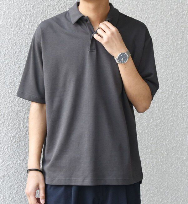 SHIPS any「【WEB限定】SHIPS any:〈接触冷感〉COOL TOUCH スムース リラックス ポロシャツ◇」|ポロシャツ|