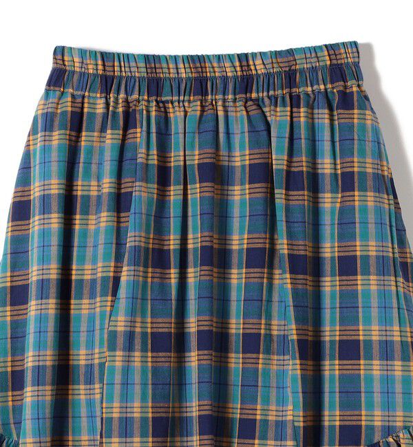 SHIPS Colors 「SHIPS Colors:〈手洗い可能〉マドラスチェック ギャザー スカート◇」|スカート|