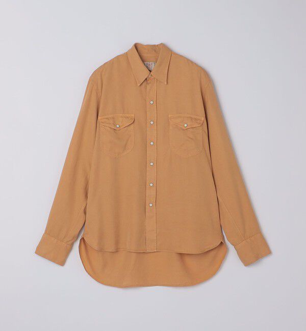 SHIPS「WYTHE NEW YORK: LYOCEL/G PEARLSNAP SHIRT」|シャツ・ブラウス|ウィート