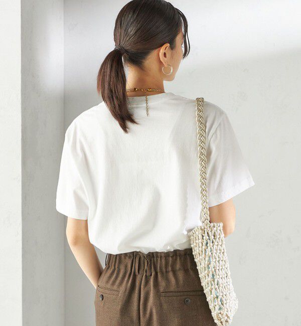 SHIPS for women「【SHIPS別注】Odub:〈手洗い可能〉プリント TEE」|Tシャツ・カットソー|