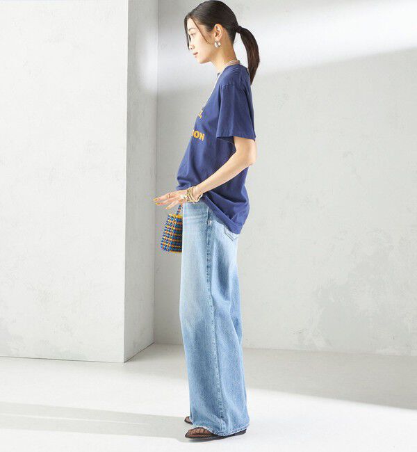 SHIPS for women「【SHIPS別注】Odub:〈手洗い可能〉プリント TEE」|Tシャツ・カットソー|