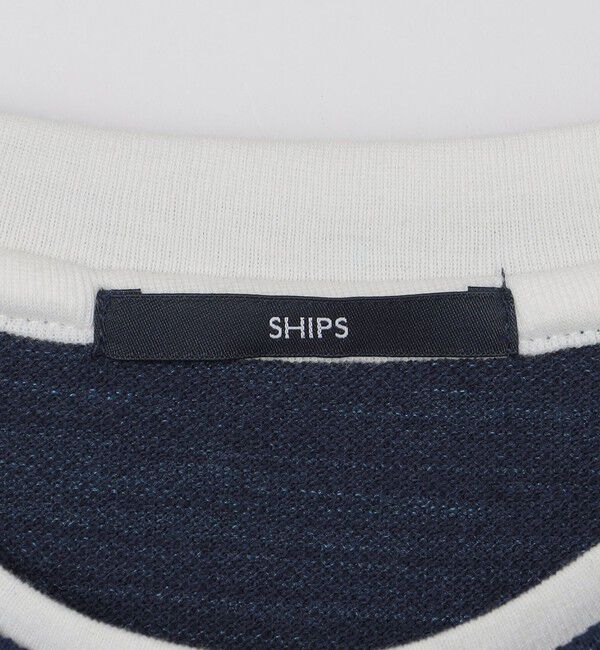 SHIPS「SHIPS: フェイク レイヤード ピケ クルーネック Tシャツ」|Tシャツ・カットソー|