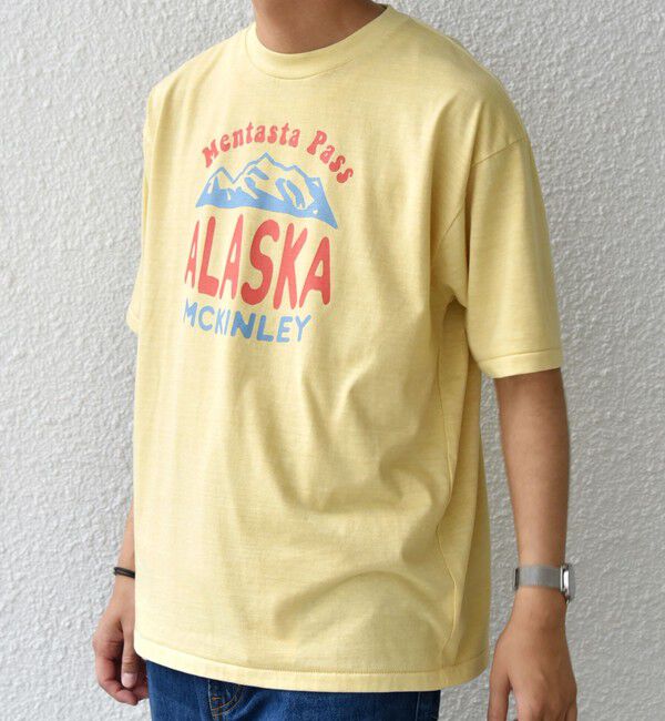 SHIPS any「SCREEN STARS: ガーメントダイ フェード カラー レトロ グラフィック Tシャツ◇」|Tシャツ・カットソー|