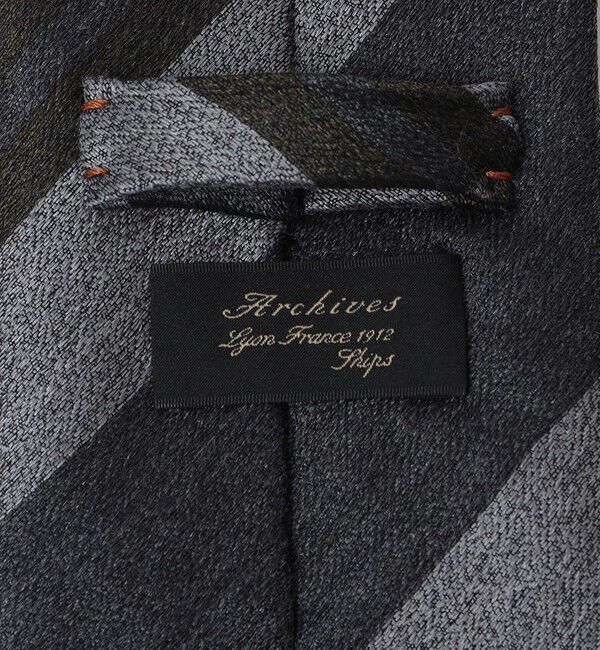 SHIPS「SHIPS: ヴィンテージ アーカイブ シルク スナゴ ストライプ ネクタイ」|ネクタイ・蝶ネクタイ|