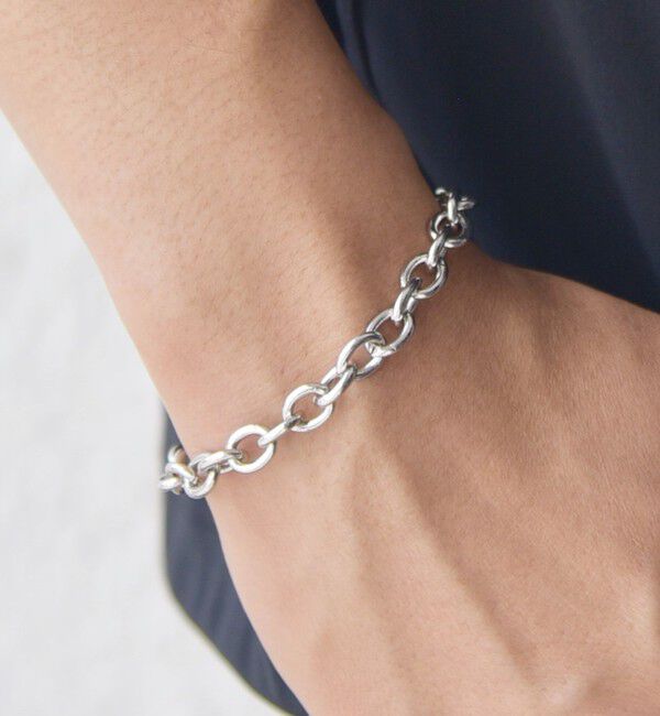 SHIPS any「SHIPS any: 7mm シルバー プレーティング ブレスレット◇」|ブレスレット・バングル|