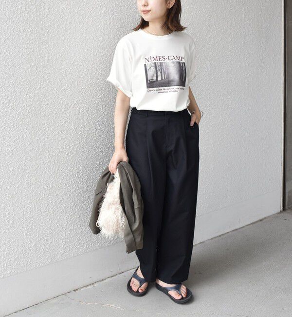 SHIPS Colors 「SHIPS Colors:〈接触冷感・UVカット〉AVENUE フォト Tシャツ◇」|Tシャツ・カットソー|