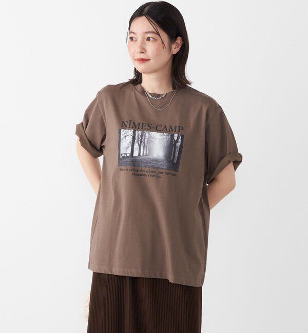 SHIPS Colors 「SHIPS Colors:〈接触冷感・UVカット〉AVENUE フォト Tシャツ◇」|Tシャツ・カットソー|