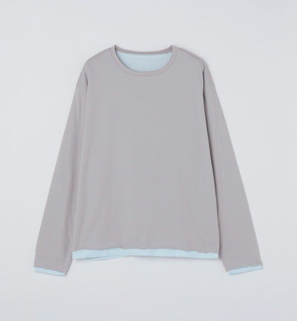 SHIPS「City Ambient Products: カットオフ リバーシブル ロングスリーブTシャツ(ロンT)」|Tシャツ・カットソー|