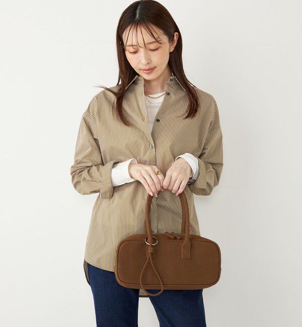 SHIPS Colors 「SHIPS Colors:〈手洗い可能〉ストライプ オーバー シャツ」|シャツ・ブラウス|