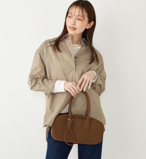 SHIPS Colors 「SHIPS Colors:〈手洗い可能〉ストライプ オーバー シャツ」|シャツ・ブラウス|