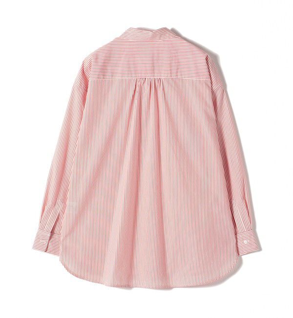 SHIPS Colors 「SHIPS Colors:〈手洗い可能〉ストライプ オーバー シャツ」|シャツ・ブラウス|