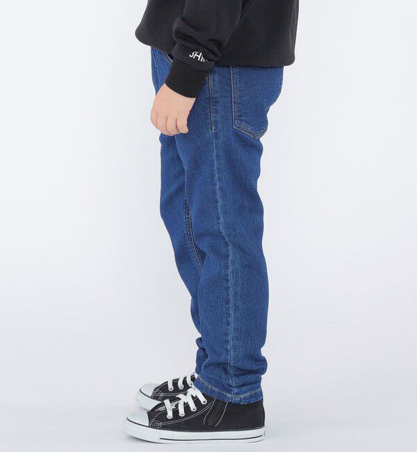 SHIPS KIDS「SHIPS KIDS:100～130cm / ソフト ストレッチ デニム パンツ」|デニム|