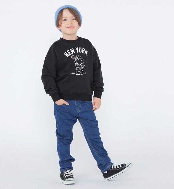 SHIPS KIDS「SHIPS KIDS:100～130cm / ソフト ストレッチ デニム パンツ」|デニム|