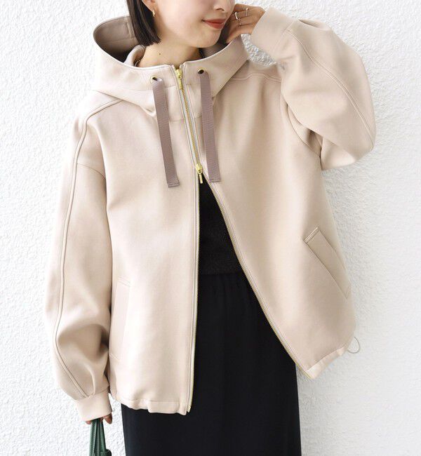 SHIPS for women「【WEB限定】〈手洗い可能〉ダンボール ダブルジップ フーディー 2」|パーカー|