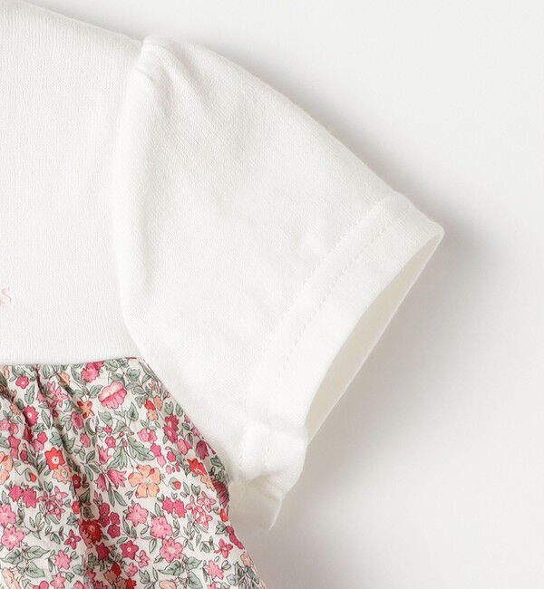 SHIPS KIDS「SHIPS KIDS:70～80cm / フラワー セット ロンパース」|ロンパース|