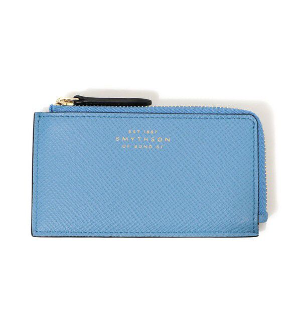 TOMORROWLAND GOODS「SMYTHSON フラットコインパース」|財布|63 ライトブルー