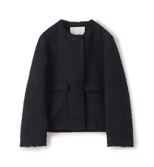 【Ballsey】ミックスヤーンツイード ノーカラージャケット ミックスヤーンツイード ノーカラージャケット（Ballsey）｜ルミネの