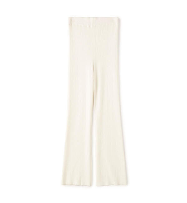Ballsey「シルクコットンリブ セミフレアパンツ」|その他|